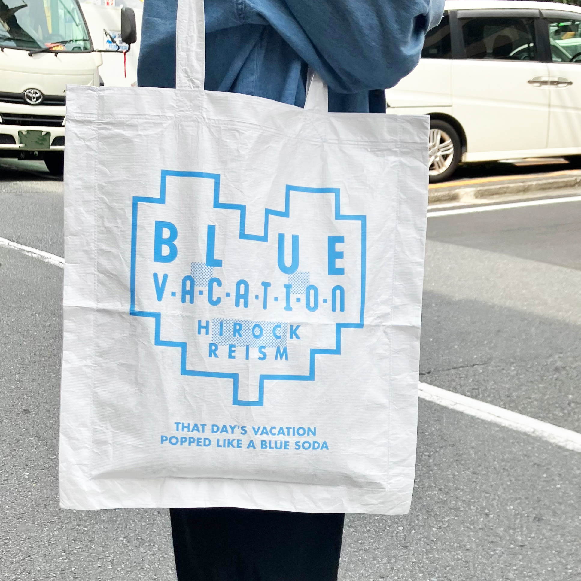 BLUE VACATION トートバッグ
