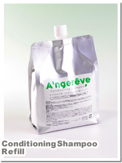 【特別セット割引・送料無料】美容院専売　詰替用パックセット　A'ngereve　コンディショニングシャンプー(１０００mL)　２パックセット