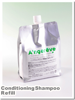 【特別セット割引・送料無料】美容院専売　詰替用パックセット　A'ngereve　コンディショニングシャンプー(１０００mL)　２パックセット