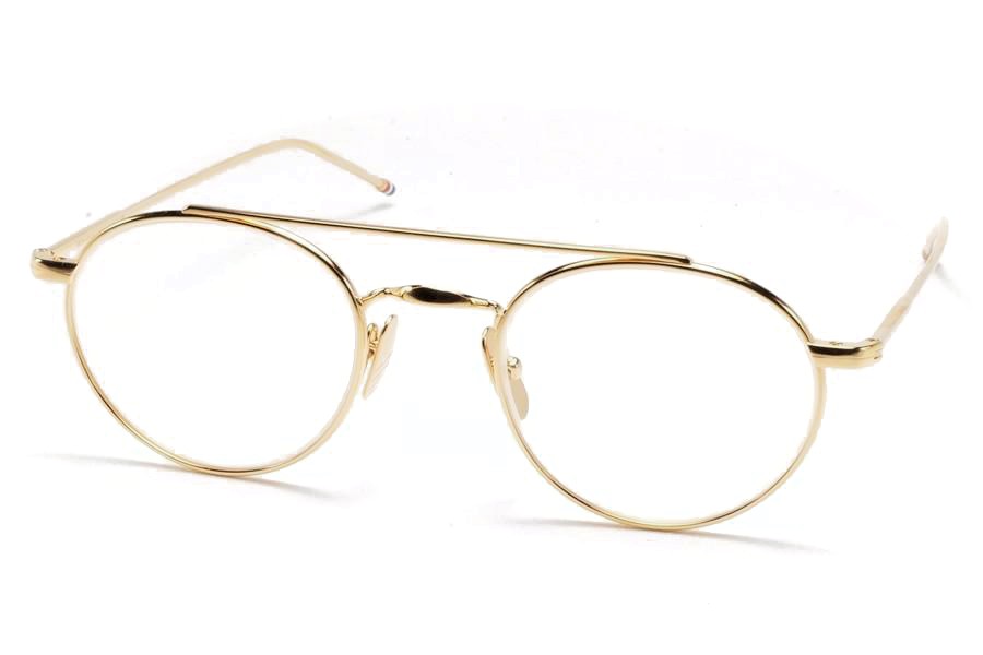 THOM BROWNE トムブラウン 眼鏡 UES 101A 711 49 ゴールド 小栗旬