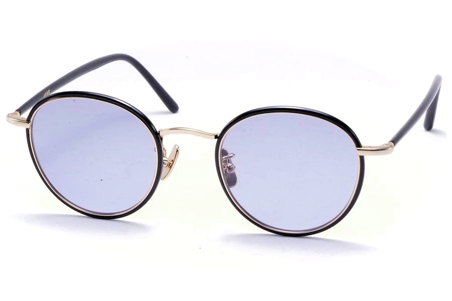 A.D.S.R. / adsr サングラス　 CAMERON【キャメロン】 01 (b) （ Shiny Black / Gold (Metal) / Lt.Blue (Clear) ）（エーディーエスアール）