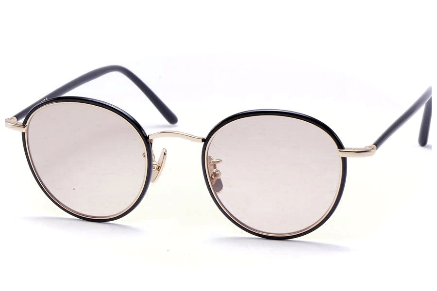 A.D.S.R. / adsr サングラス　 CAMERON【キャメロン】 01 (c) （ Shiny Black / Gold (Metal) / Lt.Brown (Clear) ）（エーディーエスアール）