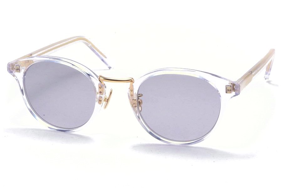 A.D.S.R.（エーディーエスアール） EDDIE [ エディ ] 04 (d)（ Clear & Gold Metal / Lt Gray (Clear) ）