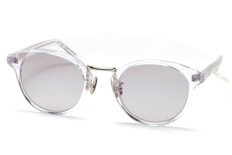 A.D.S.R.（エーディーエスアール） EDDIE [ エディ ] 04（ Clear & Silver Metal / Lt Gray (Clear) ）