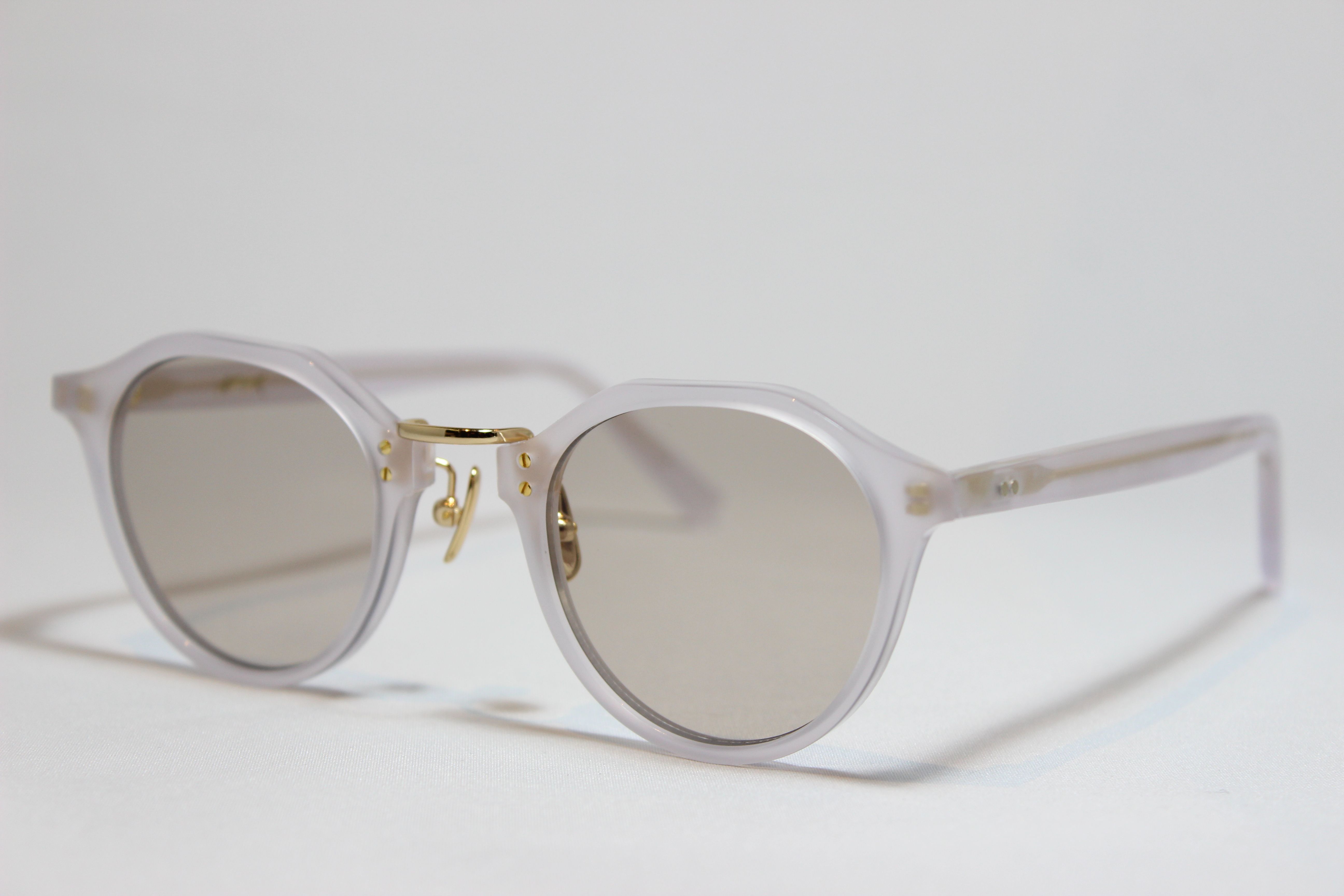A.D.S.R.（エーディーエスアール） SATCHMO [ サッチモ ] 10 （ Pale Gray & Gold Metal / Light Brown ）