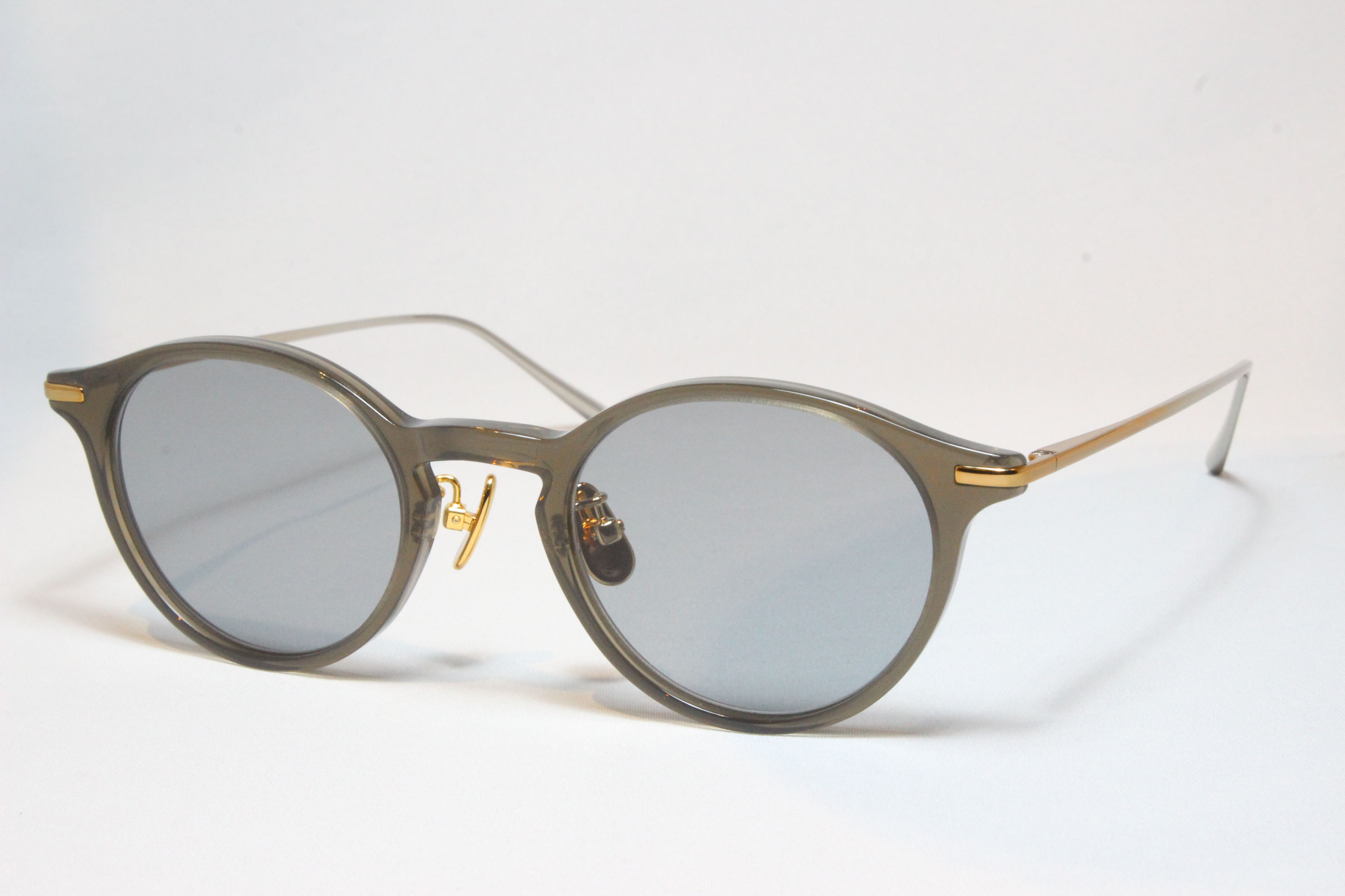 A.D.S.R.（エーディーエスアール） SHELLEY [ シェリー ] 03 （ Charcoal / Gold&Silver Charcoal  (Clear) Lens ）