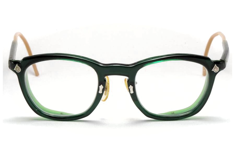 アメリカンオプティカル ヴィンテージメガネ AMERICAN OPTICAL 48/22 1950’s Vintage green (AO-071)