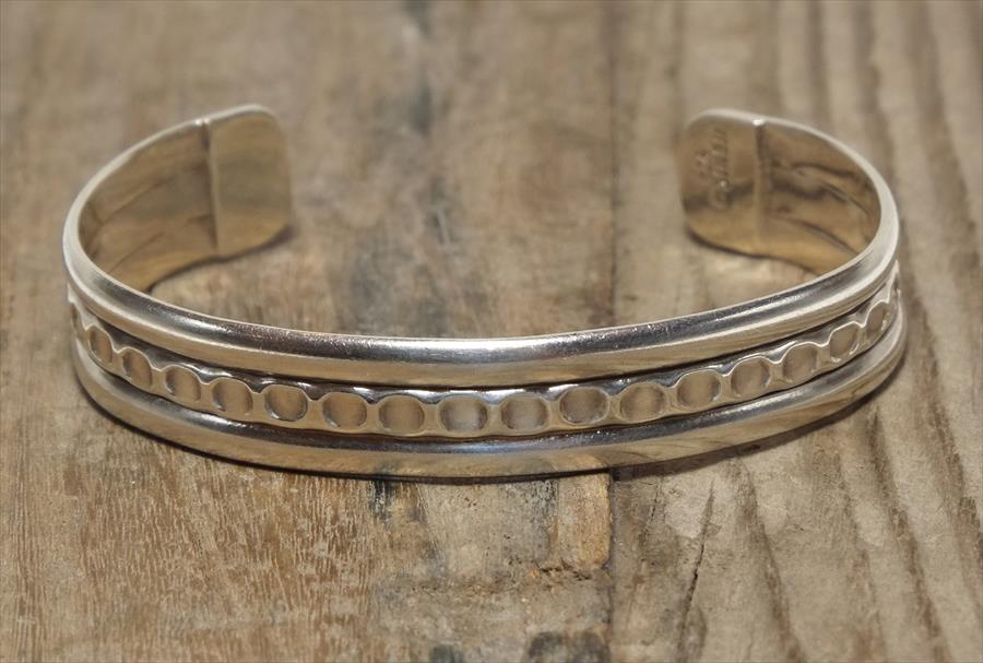 ヴィンテージ メキシカン シルバー (B042) ビンテージ アクセ バングル ブレスレット レア Vintage Mexican Silver 925 Bangle Bracelet