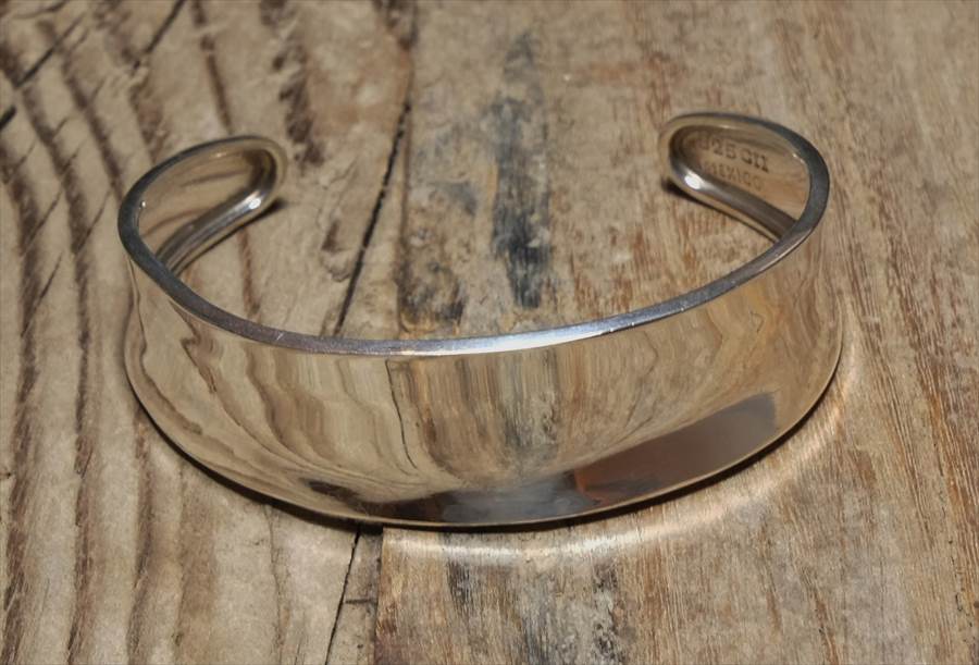 ヴィンテージ メキシカン シルバー (B068) ビンテージ アクセ バングル ブレスレット レア Vintage Mexican Silver 925 Bangle Bracelet