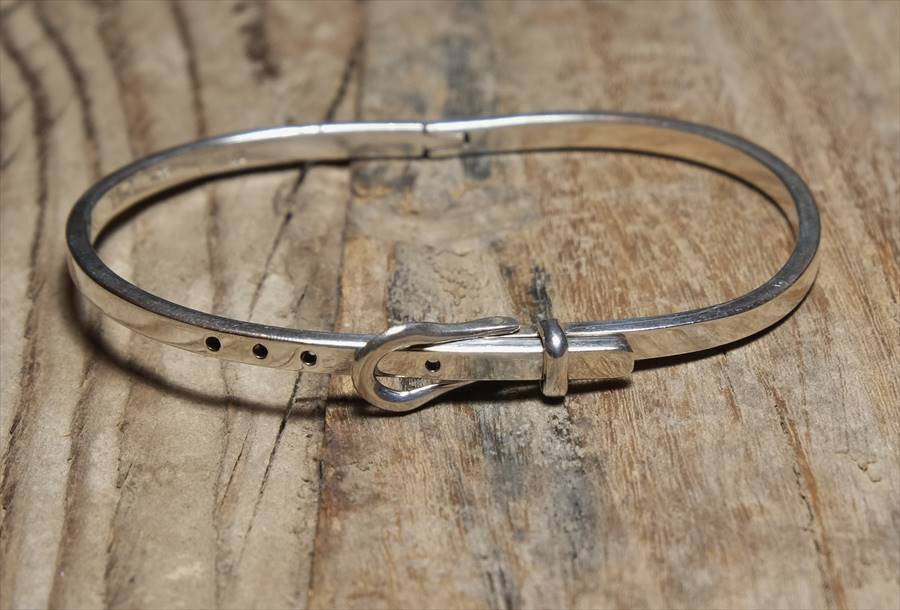 ヴィンテージ メキシカン シルバー (B074) ビンテージ アクセ ベルト ブレスレット レア Vintage Mexican Silver 925 Bracelet