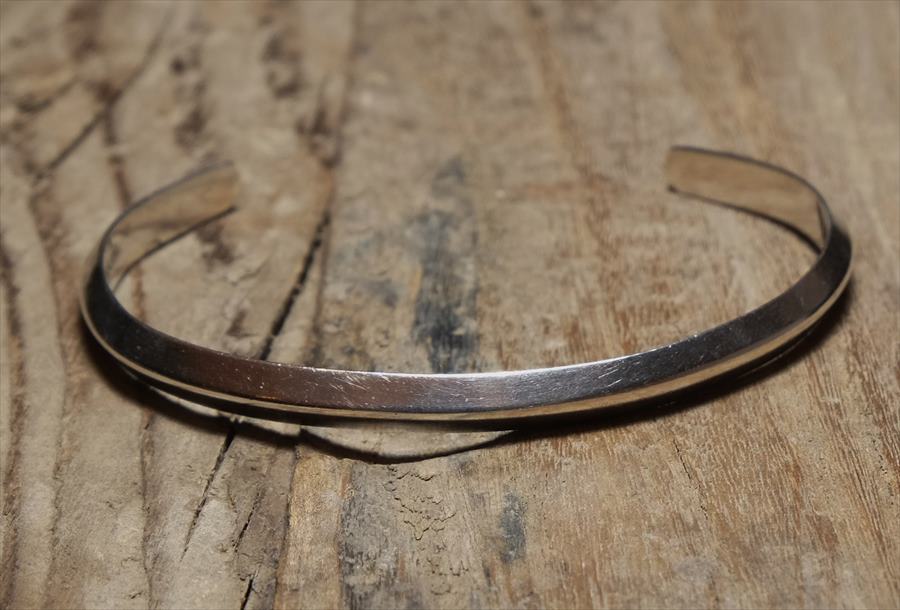 ヴィンテージ メキシカン シルバー (B075) ビンテージ アクセ バングル ブレスレット レア Vintage Mexican Silver 925 Bangle Bracelet