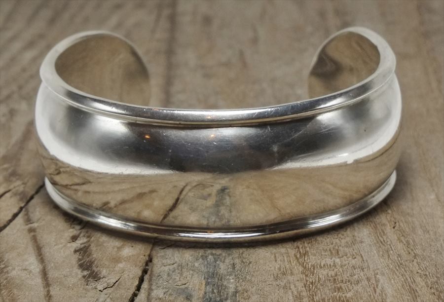 ヴィンテージ メキシカン シルバー (B084) ビンテージ アクセ バングル ブレスレット レア Vintage Mexican Silver 925 Bangle Bracelet