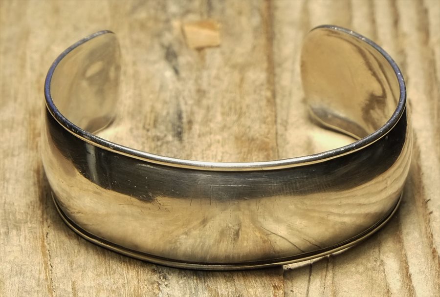 バングル ブレスレット ヴィンテージ シルバー 925 ジュエリー (B110)