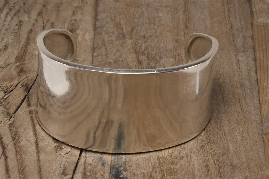 バングル ブレスレット メキシカン ジュエリー ヴィンテージ シルバー 925 (B136)