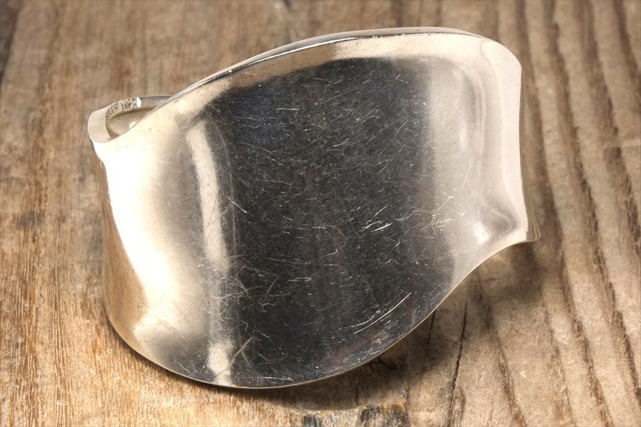 バングル ブレスレット メキシカン ジュエリー ヴィンテージ シルバー 925 (B154)