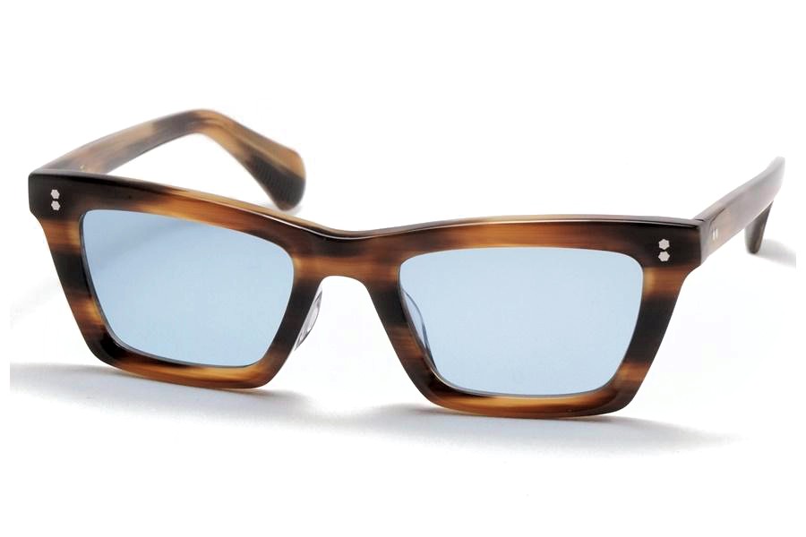 Few by NEW. フューバイニュー (NEWMAN ニューマン）眼鏡 メガネ サングラス F101 C2 Brown Sasa ブラウンササ ブルー