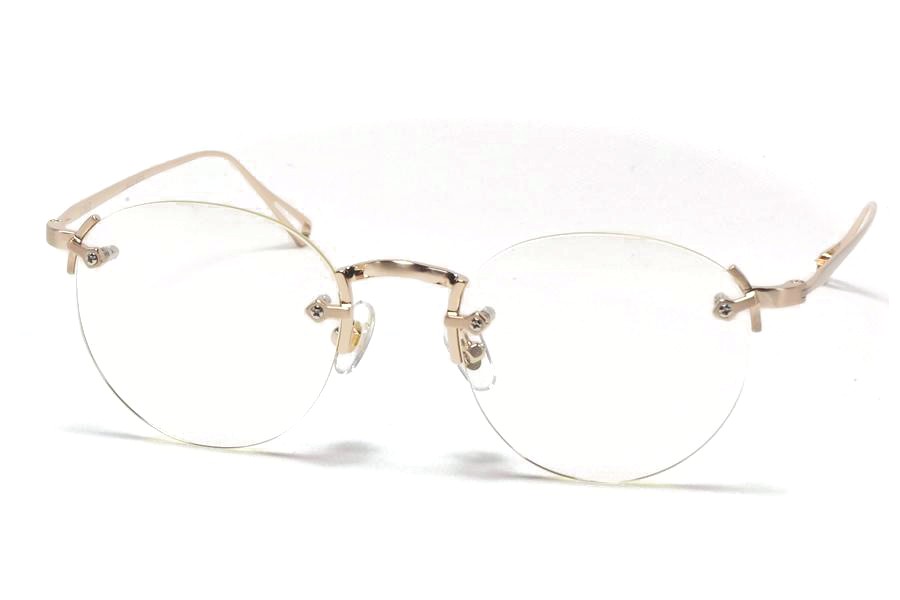 NEW. ニュー (NEWMAN ニューマン) メガネ 眼鏡 GOBER コーバー C2 b Blasted Gold ブラステッド ゴールド