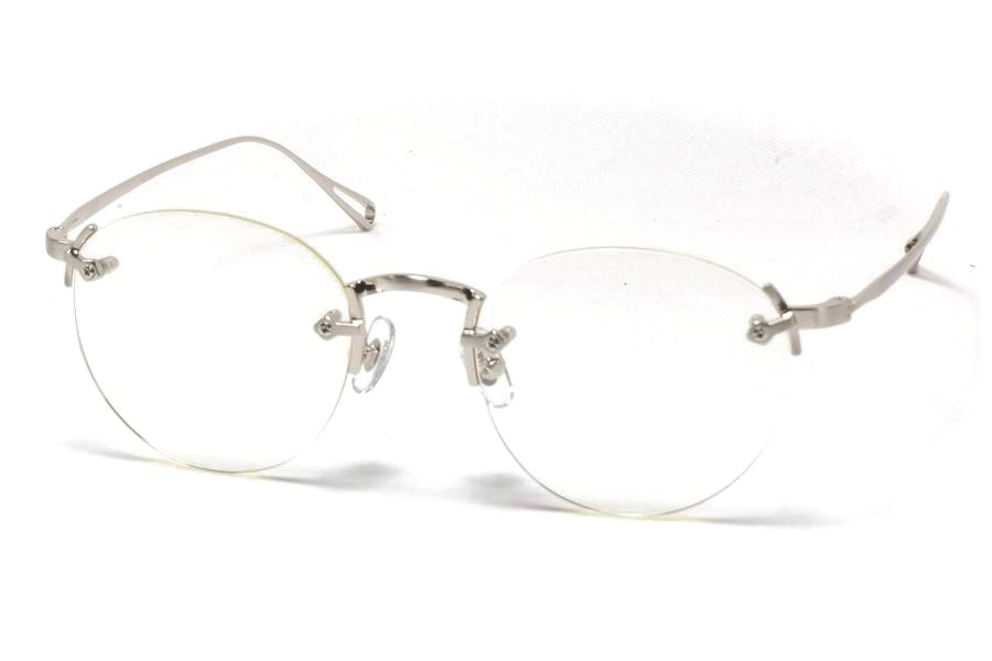 NEW. ニュー (NEWMAN ニューマン) メガネ 眼鏡 GOBER コーバー C1 b Blasted Silver ブラステッド シルバー