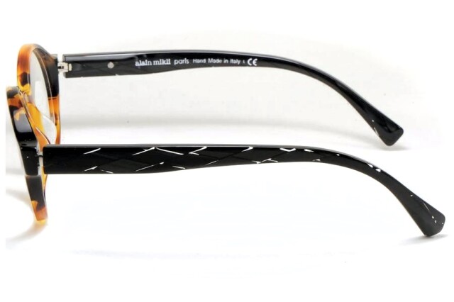 アランミクリ メガネ HADRIEN A03120 ブラック 総柄 べし alain mikli  