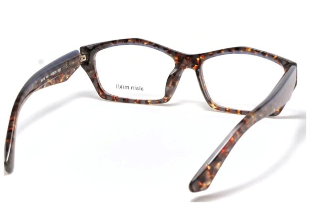 新品同様 alain mikli アランミクリ NEW POINTILLE BLACK ビック  