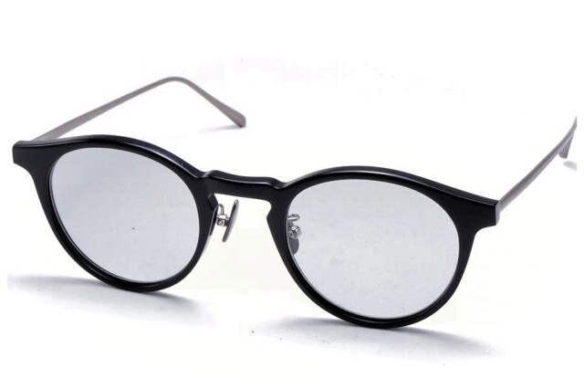 A.D.S.R.  adsr サングラス（エーディーエスアール）COLIN [ コリン ] 01 (b)（ Shiny Black / Antique Silver Gray (Clear) Lens )