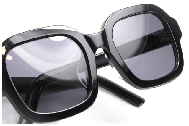 A.D.S.R. サングラス DEBORAH デボラ 01 (Shiny Black/ Black)