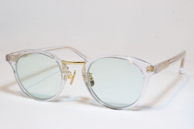 A.D.S.R.　/ adsr サングラス　（エーディーエスアール） EDDIE [エディ ] 04 （ Clear & Gold Metal / Light.Green）（エーディーエスアール）