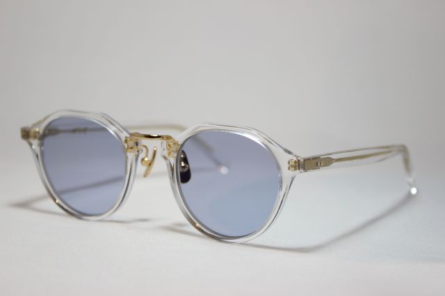 A.D.S.R.（エーディーエスアール） SATCHMO [ サッチモ ] 03 （ Clear & Gold Metal / Light. Blue ）