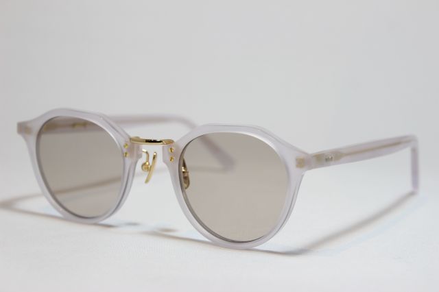 A.D.S.R.（エーディーエスアール） SATCHMO [ サッチモ ] 10 （ Pale Gray & Gold Metal / Light Brown ）