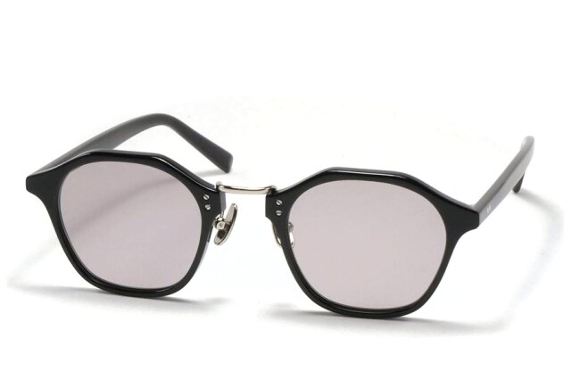 A.D.S.R. adsr サングラス SATCHMO2 サッチモ２ 01 (a) Shiny Black Silver / Gray