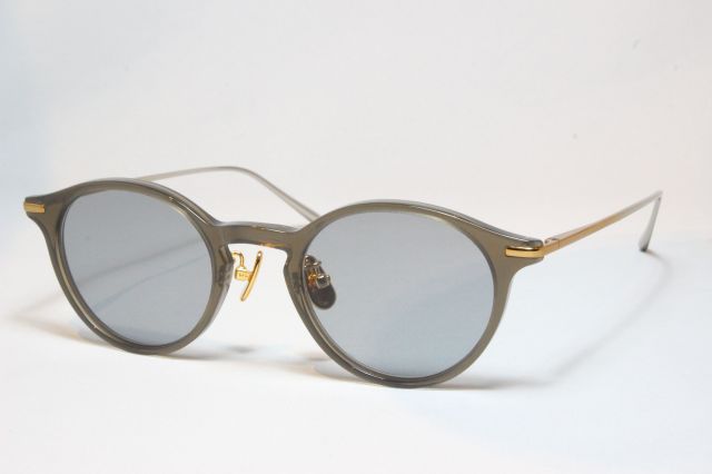 A.D.S.R.（エーディーエスアール） SHELLEY [ シェリー ] 03 （ Charcoal / Gold&Silver Charcoal  (Clear) Lens ）