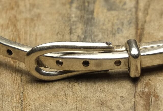 VINTAGE ヴィンテージ シルバー925極太DNAブレスレット/メキシカン2  