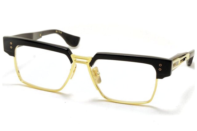 DITA (ディータ)  HAKATRON（ハカトロン） DTX410-A-01 Yellow Gold - Black w Clear