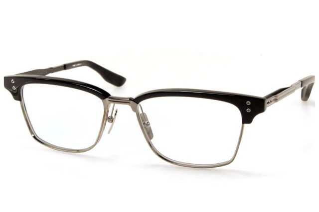 DITA (ディータ) STATESMAN SIX 55 （ステイツマン6） DTX132-55-01 Black - Antique Silver - Matte Black 【Size55】