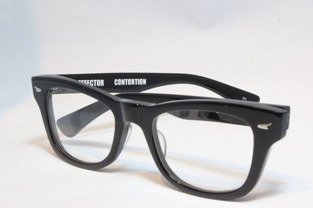 エフェクター コントーション メガネ 6mm EFFECTOR CONTORTION BK (Black) 