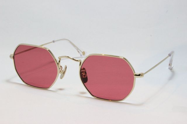 フリーダム スペクタクルス クリス サングラス ゴールド メタル FREEDOM SPECTACLES CHRIS (Gold/Red-Lens)