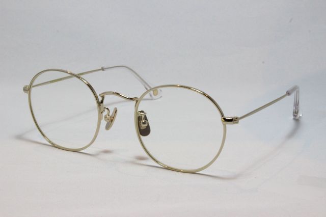 フリーダム スペクタクルス ロペス メガネ ゴールド メタル FREEDOM SPECTACLES LOPEZ Gold (UVカットレンズ付き)