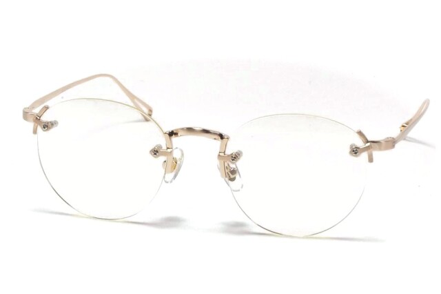 NEW. ニュー (NEWMAN ニューマン) メガネ 眼鏡 GOBER コーバー C2 b Blasted Gold ブラステッド ゴールド