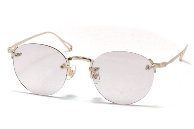 NEW. ニュー (NEWMAN ニューマン) メガネ サングラス GOBER コーバー C2 Blasted Gold ブラステッド ゴールド グレーパープル