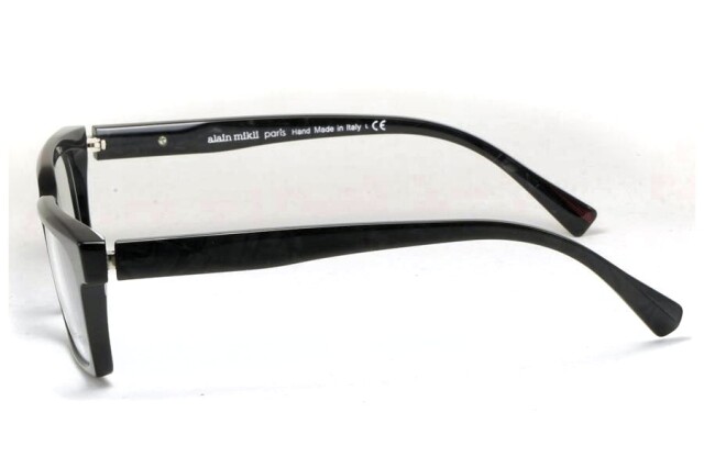 9472◇アランミクリ◇めがね◇A03120～ブラック＆クリア。イタリア製  