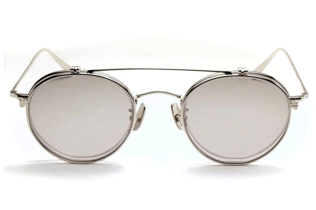 ADSR リムレスサングラス　シルバー A.D.S.R. サングラス LARS ラーシュ 03 ( Silver / Gray ) シルバー
