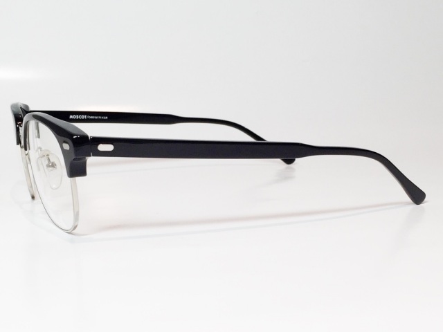 送料無料】MOSCOT（モスコット） YUKEL size:48 （ BLACK - SILVER