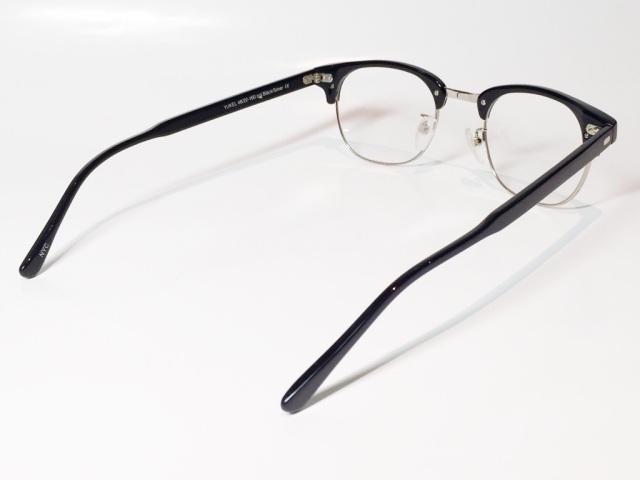 送料無料】MOSCOT（モスコット） YUKEL size:48 （ BLACK - SILVER