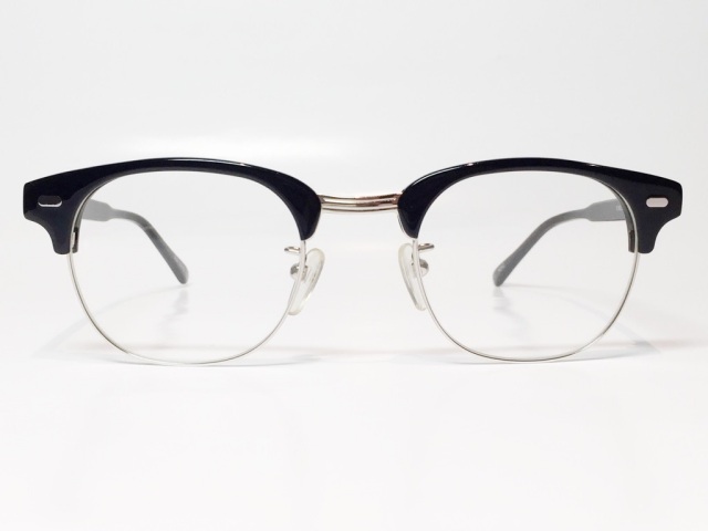 MOSCOT YUKEL 48/22-150 モスコット　眼鏡　黒×シルバー MOSCOT YUKEL ブラック/シルバー 48/22-150
