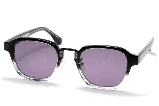 NEW. ニュー (NEWMAN ニューマン) メガネ サングラス ANDREW アンドリュー C3 Black half Semi matte black ブラックハーフ グレー