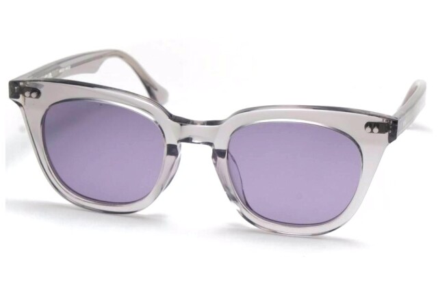 NEW. ニュー (NEWMAN ニューマン) メガネ サングラス ANGLER アングラー C2 Clear Grey クリアグレー パープル