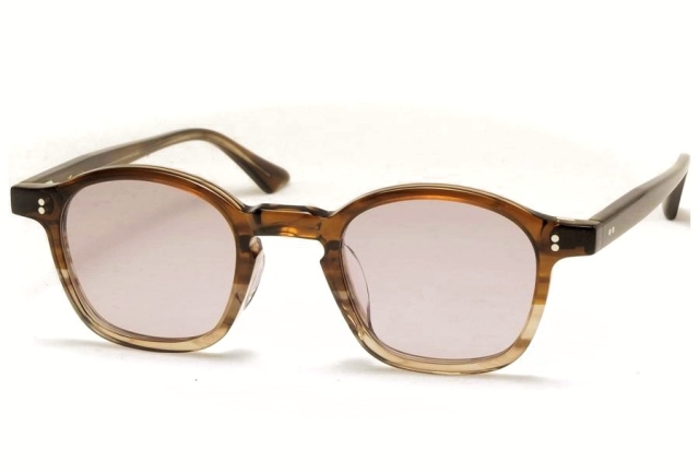 Few by NEW. フューバイニュー (NEWMAN ニューマン） F1 BrownGreySasa ブラウングレーササ 眼鏡 メガネ サングラス