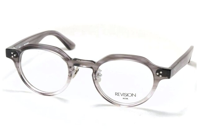 REVISION by NEW. リビジョンバイニュー (NEWMAN ニューマン）メガネ 眼鏡 R2 C3 Greyhalf グレーハーフ