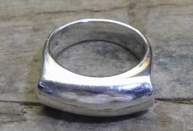 ヴィンテージ　スターリング シルバー　リング Size16　モダン （R014) Vintage  Silver 925 Ring