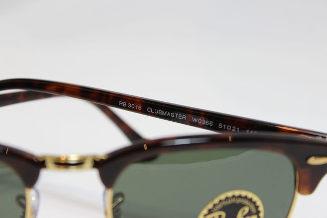 レイバン クラブマスター サングラス RayBan CLUBMASTER W0366 (Size51  
